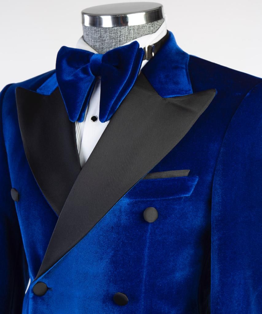 Velvet Bow Tie - 1