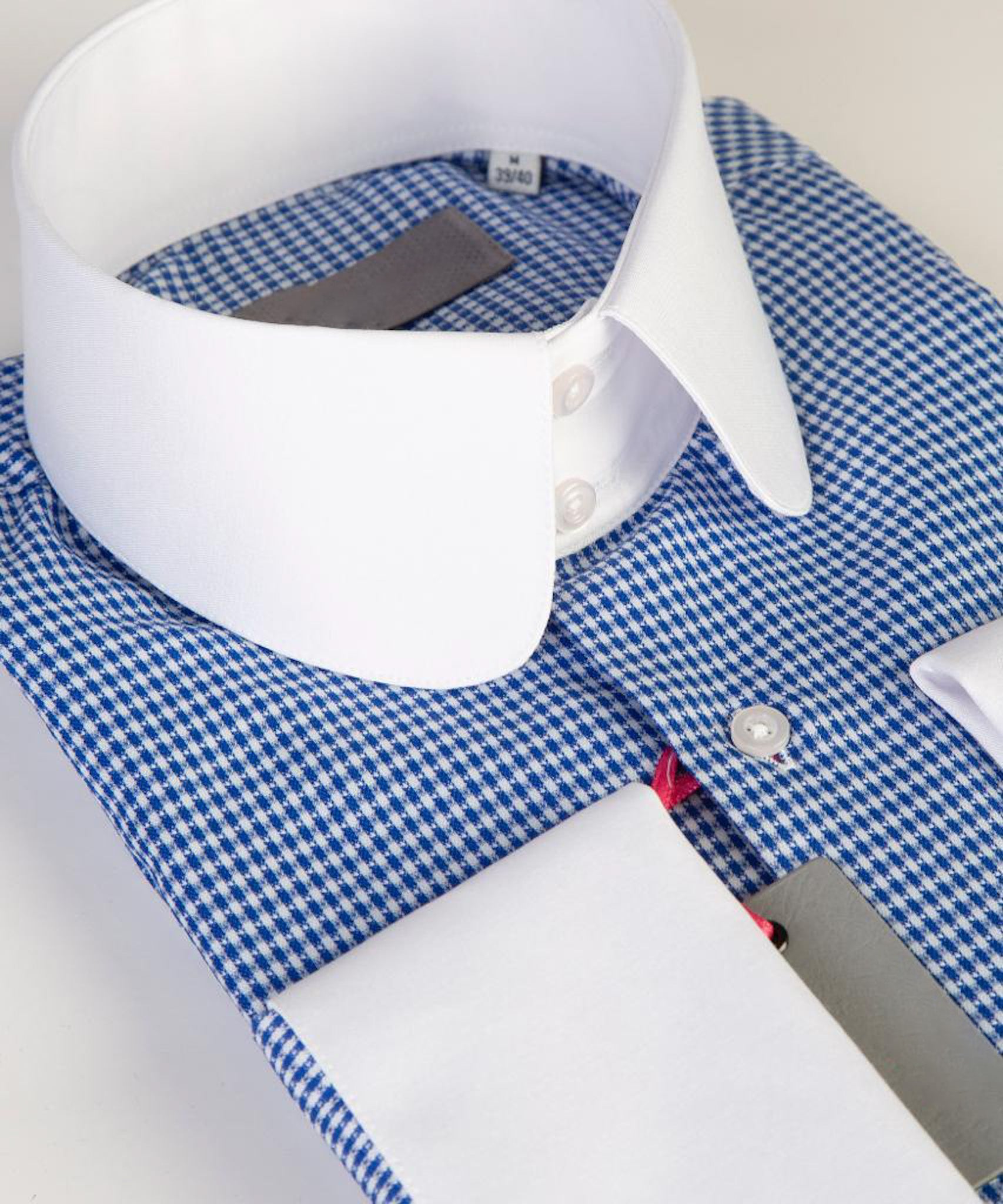 club collar dress shirt High Club Collar Shirt - 2 Medium (15 1/2 neck