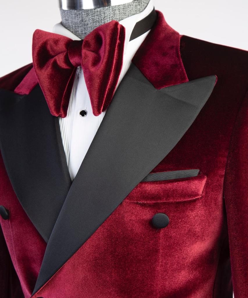 Velvet Bow Tie - 3