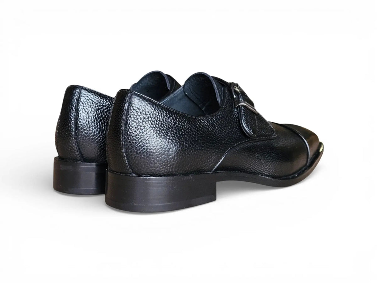 Cap Toe Monk Strap Shoes