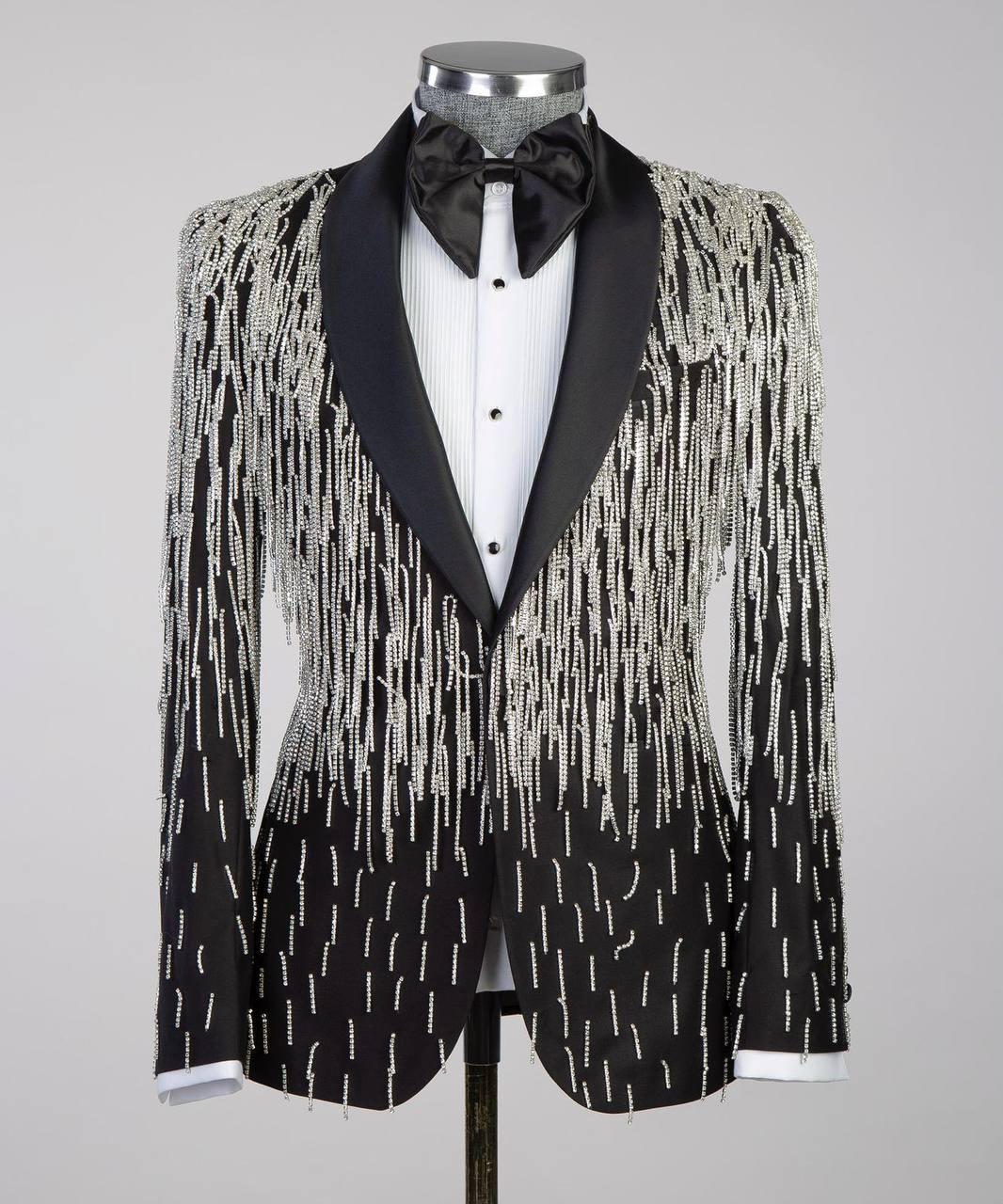 Jewelry Ornament Tuxedo – Black/Gold XXXIII – view 6