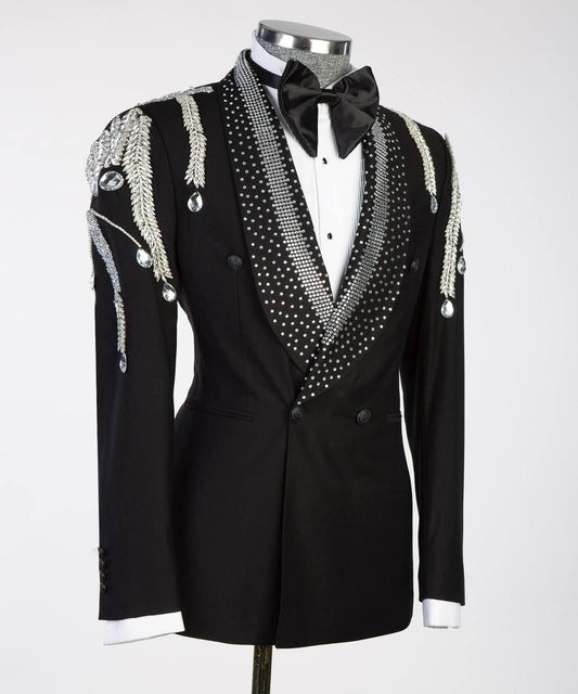 Jewelry Ornament Tuxedo ā Black/Silver IX ā view 2