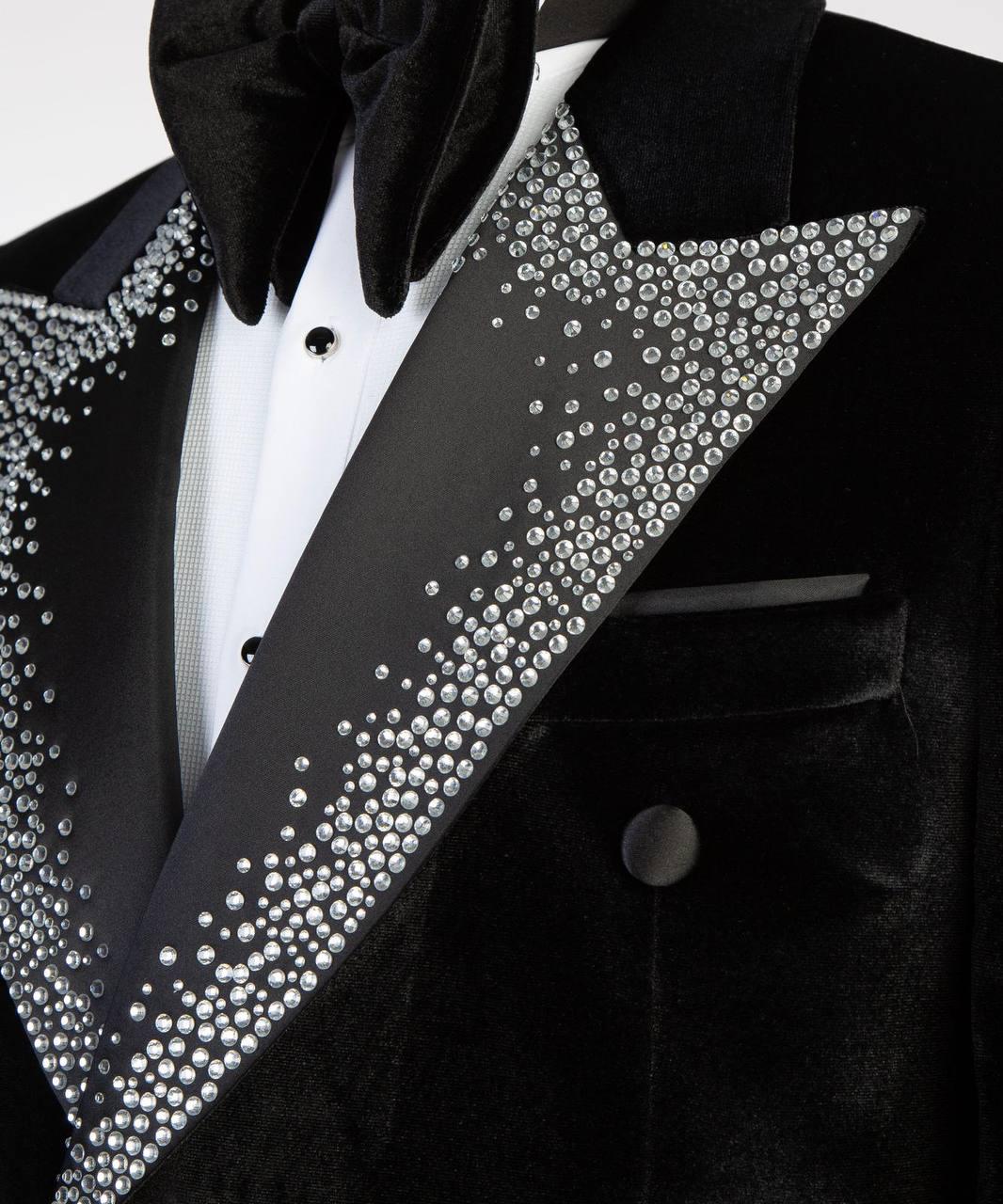 Jewelry Ornament Tuxedo – Black/Gold XX – view 4