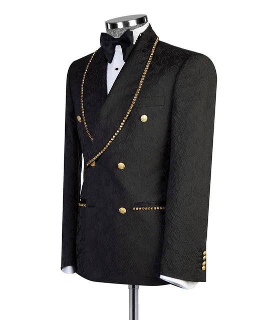 Jewelry Ornament Tuxedo – Black/Gold XVIII – view 2