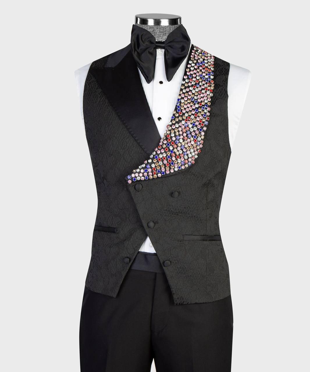 Jewelry Ornament Tuxedo – Black VII – view 6