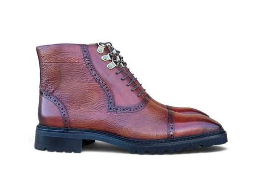 Ridge Men’s Cap Toe Lug Sole Boot