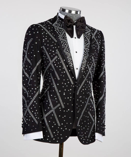 Sparkling Elegance Crystal Tuxedo – view 2