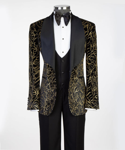 BLACK & GOLD BOTANICAL TUXEDO product image 2