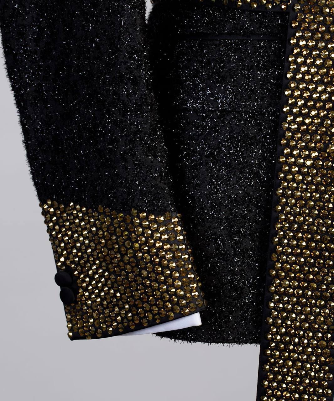 Special Belted Tuxedo – Black & Gold – view 6