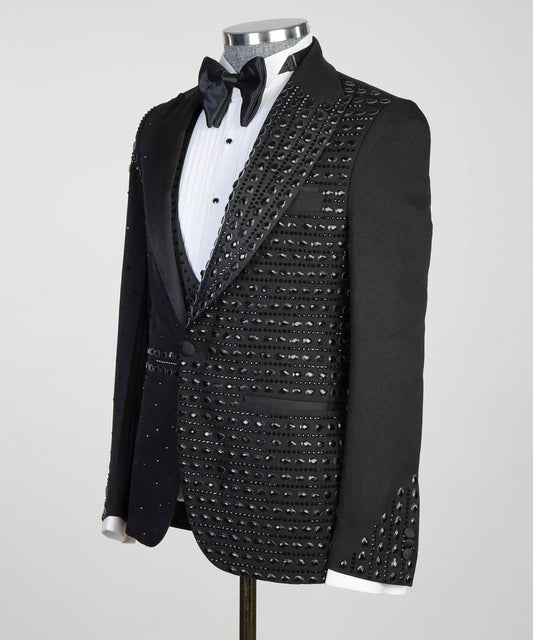 Jewelry Ornament Tuxedo – Black VII – view 2