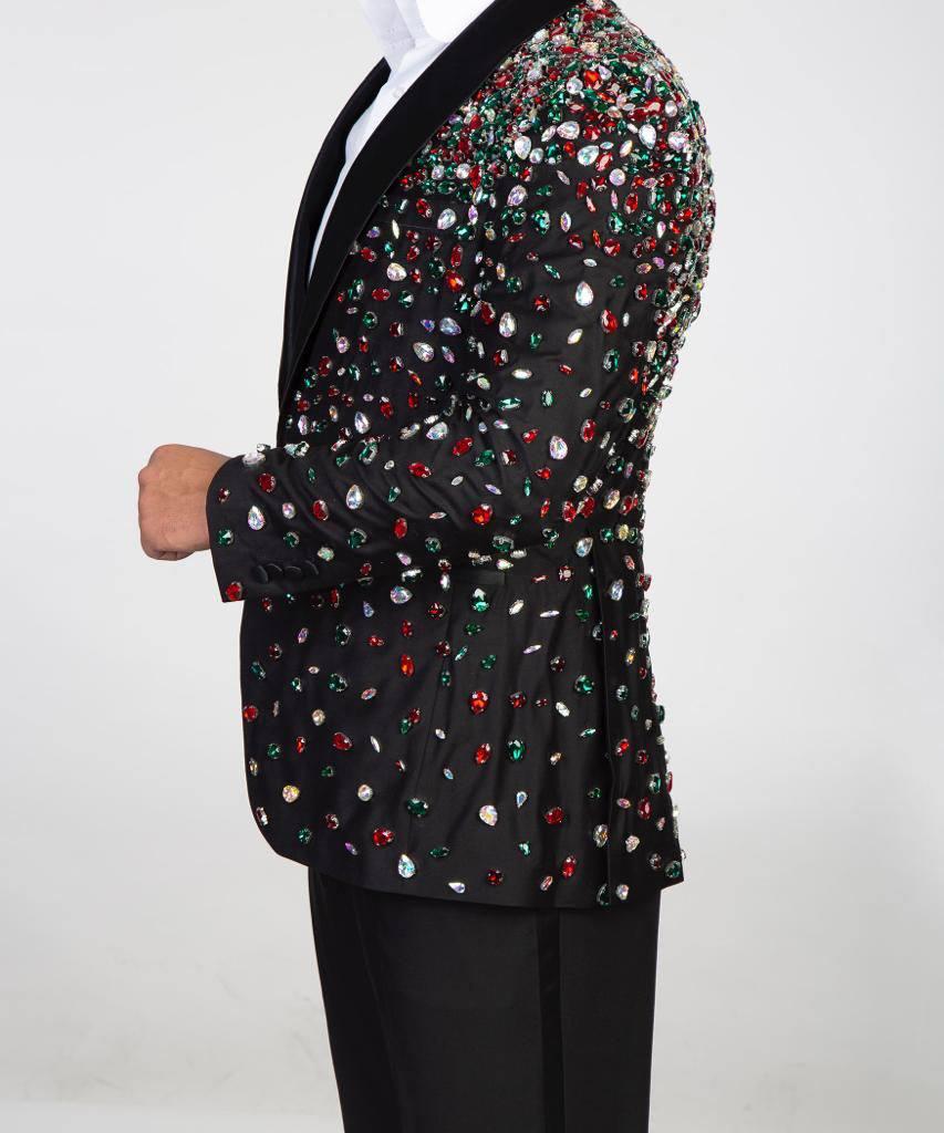 Shining Tuxedo – Black & Multicolor – view 5