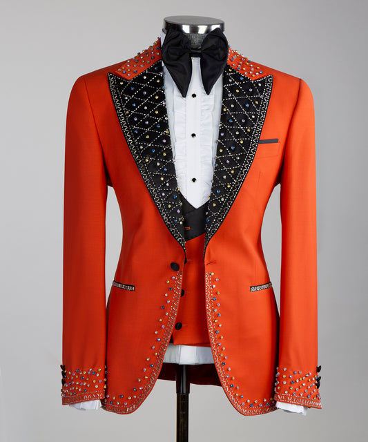 Jewelry Ornament Tuxedo Orange II