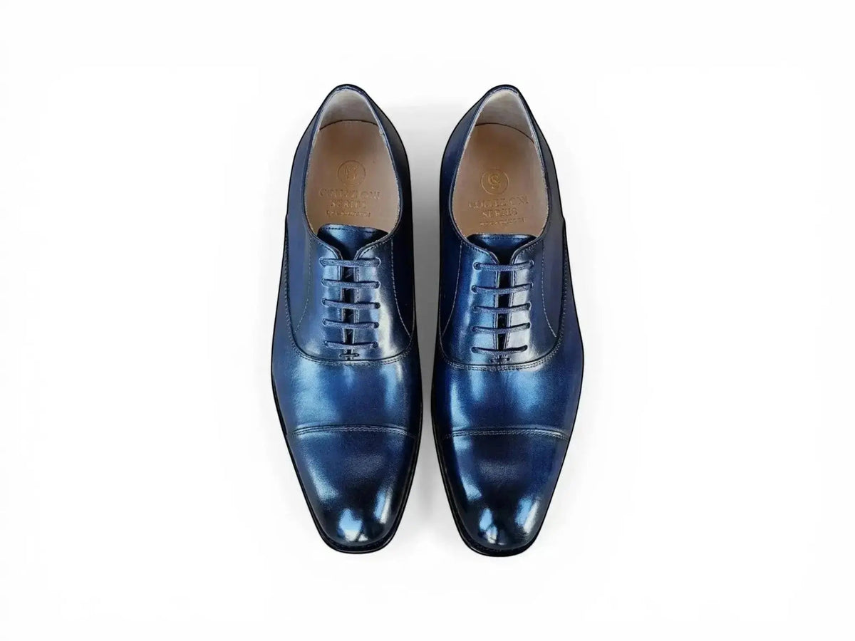 Avon Cap Toe Oxford in Leather Sole