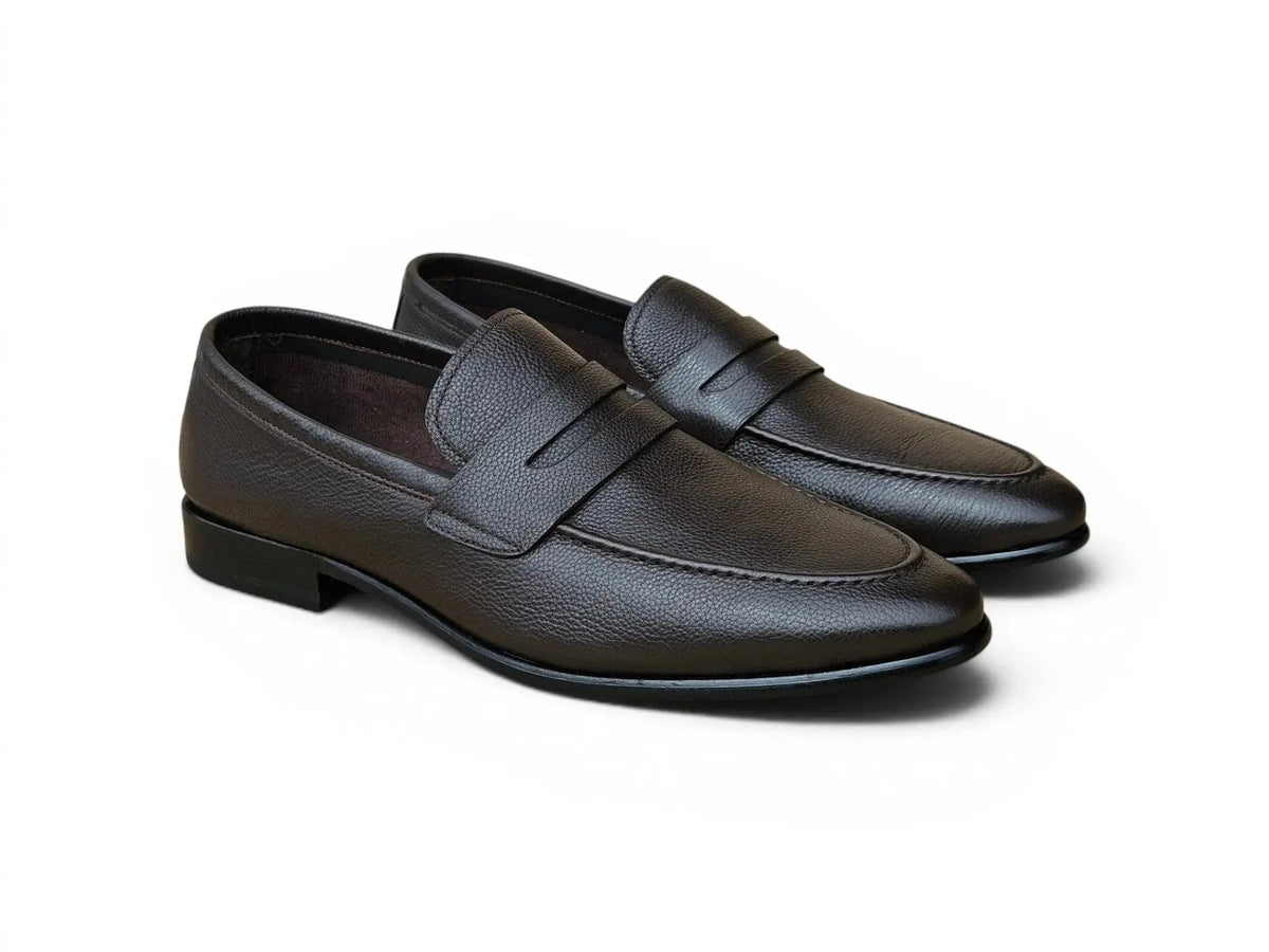 Axel Penny Loafer Tumble Leather