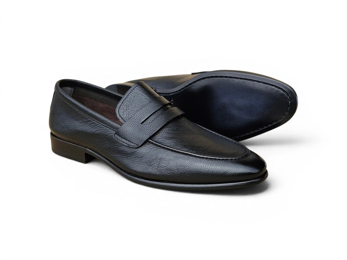 Axel Penny Loafer Tumble Leather