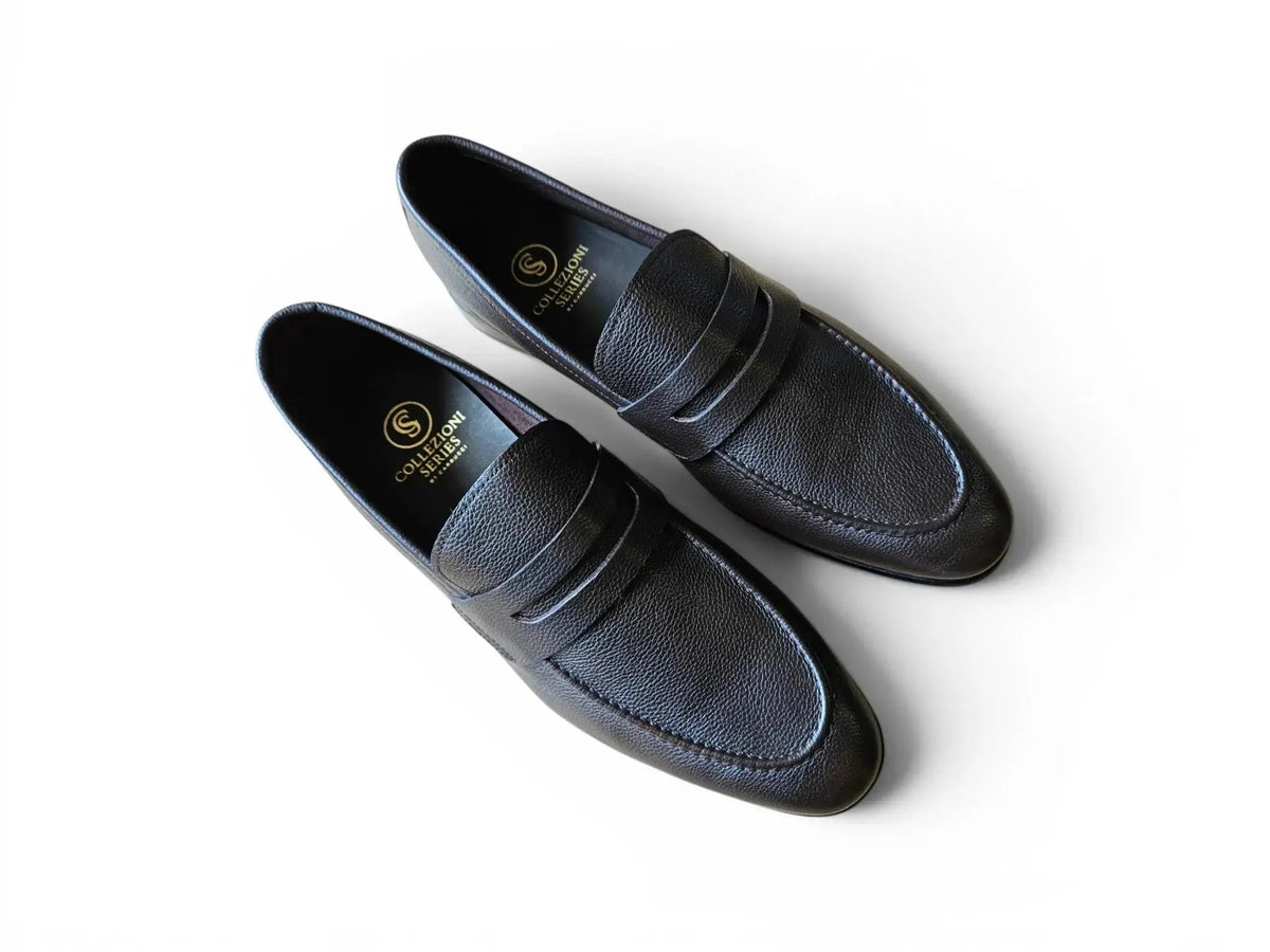 Axel Penny Loafer Tumble Leather