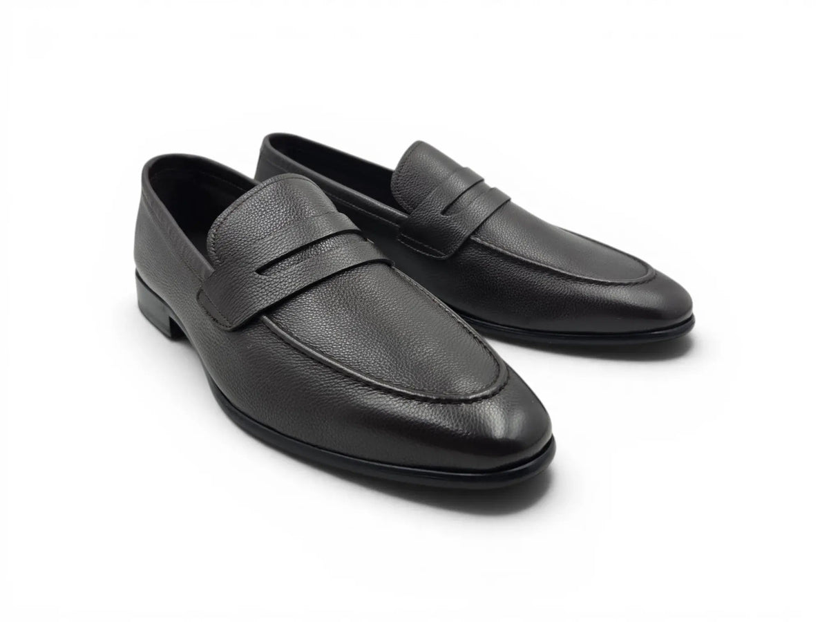 Axel Penny Loafer Tumble Leather