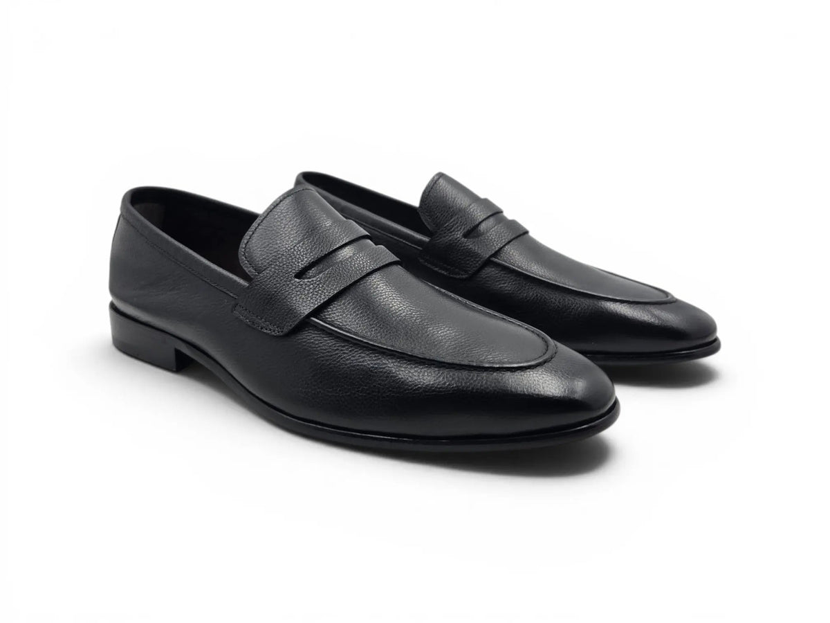 Axel Penny Loafer Tumble Leather