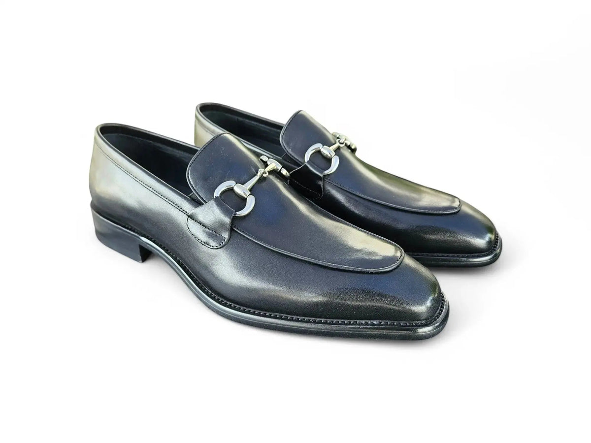 Burnished Calfskin Horsebit Loafer