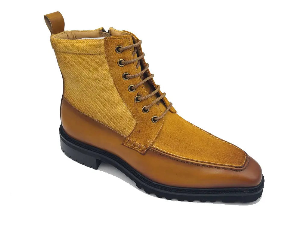 Lace-up Boot with Side Zipper