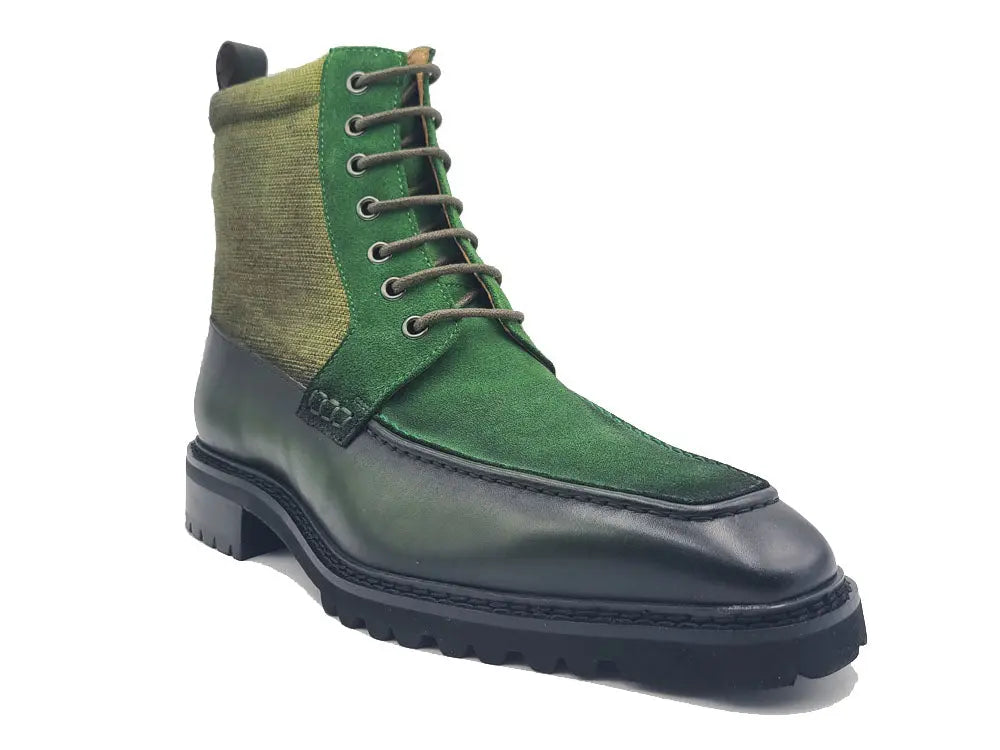 Lace-up Boot with Side Zipper