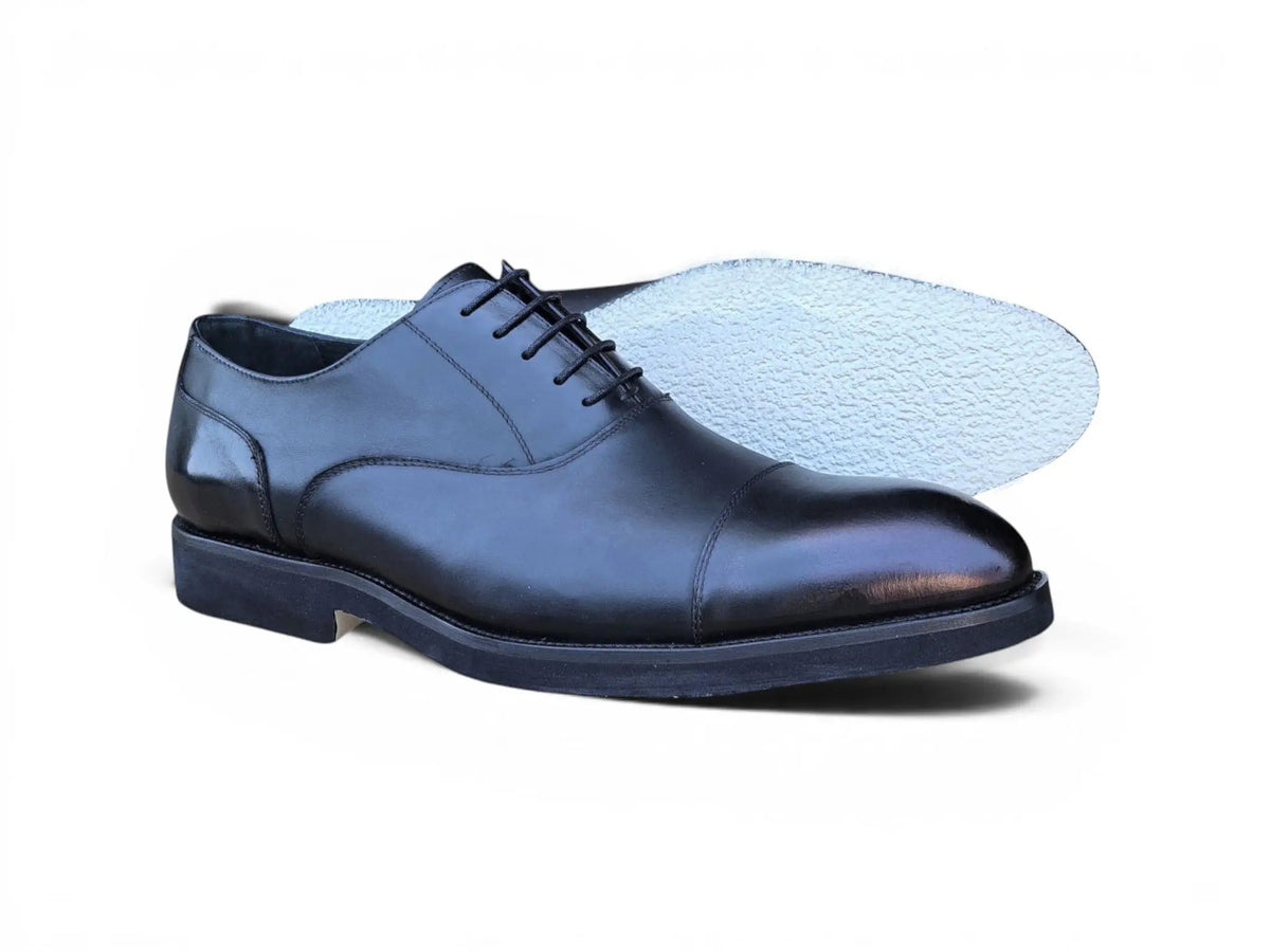 Burnished Cap Toe Oxford