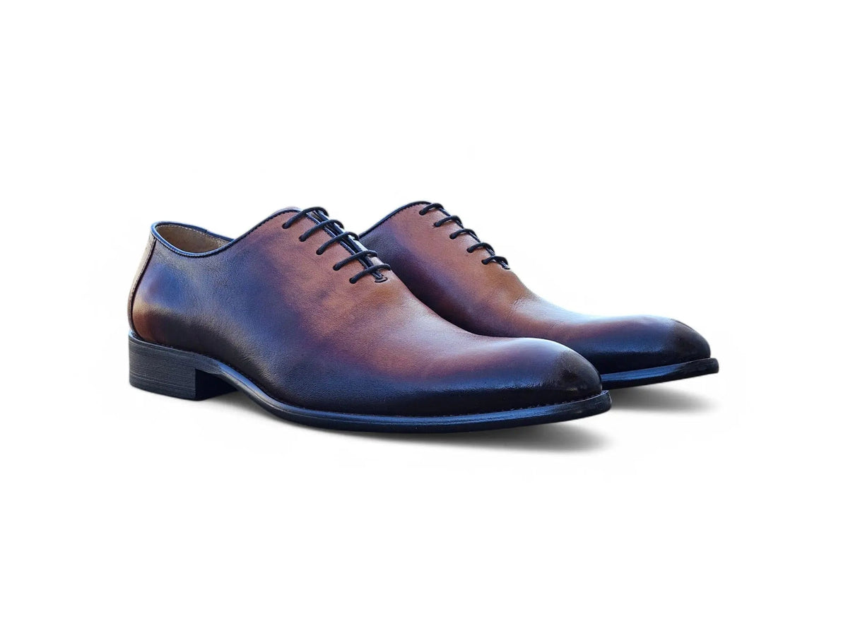 Burnished Two Tone Wholecut Oxford