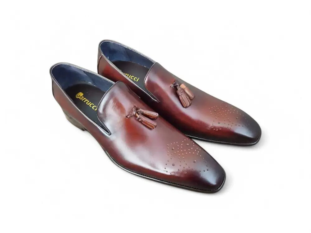 Burnished Wholecut Tassel Loafer