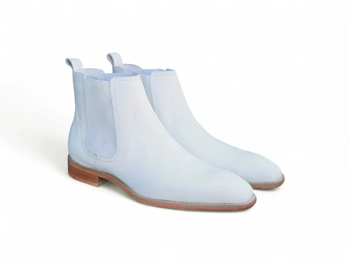Calfskin Leather Chelsea Boot