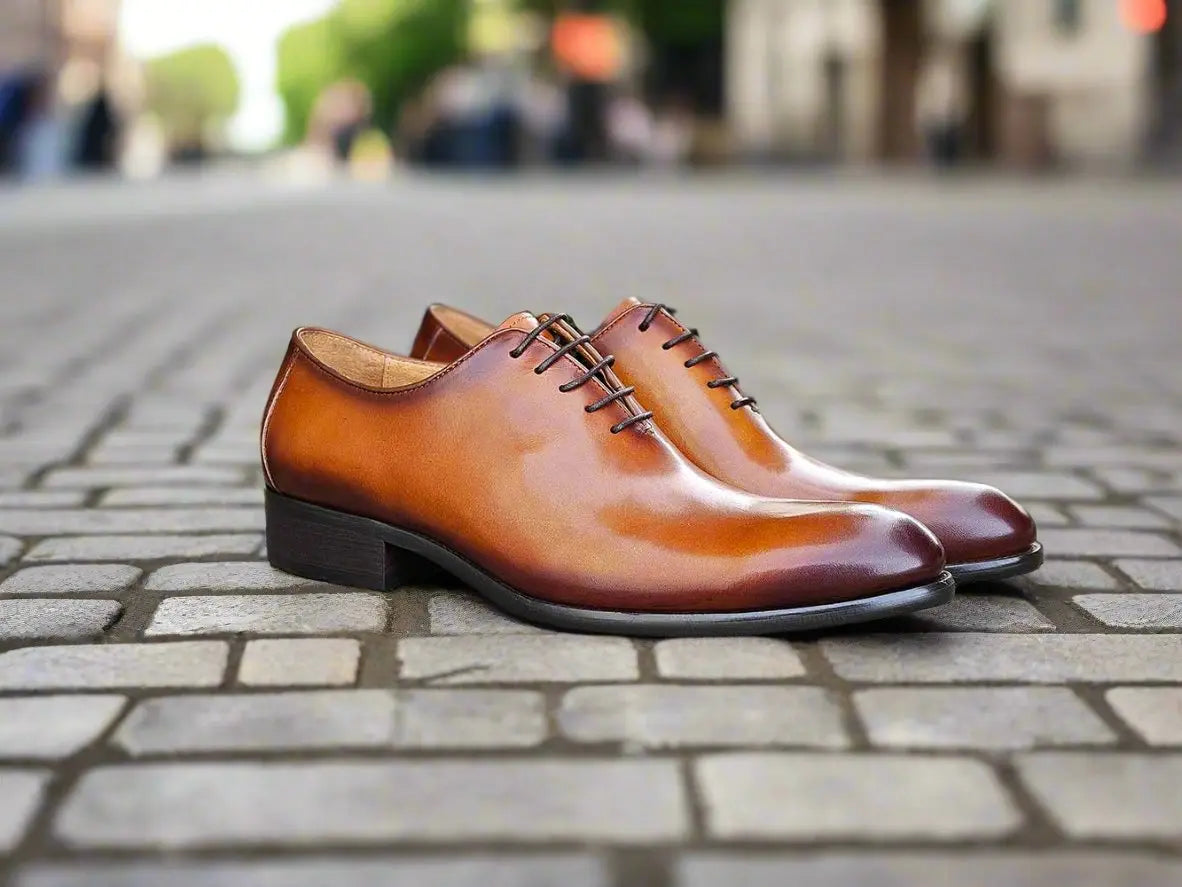 Calfskin Whole Cut Lace-up Oxford