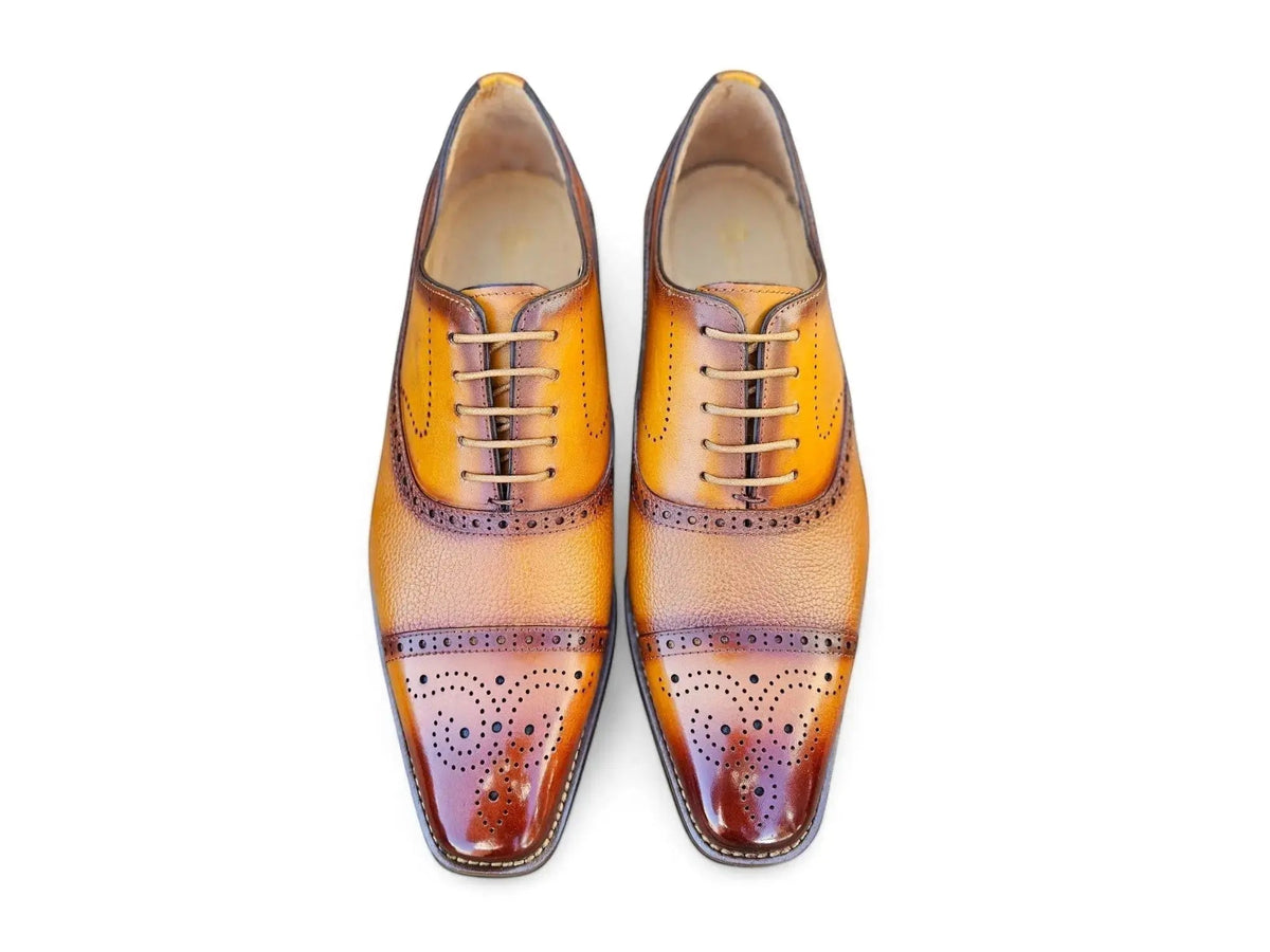 Cap Toe Oxford Leather Sole
