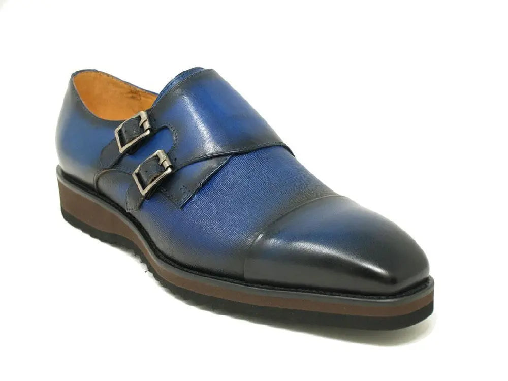 Double Monk Burnished Shoes