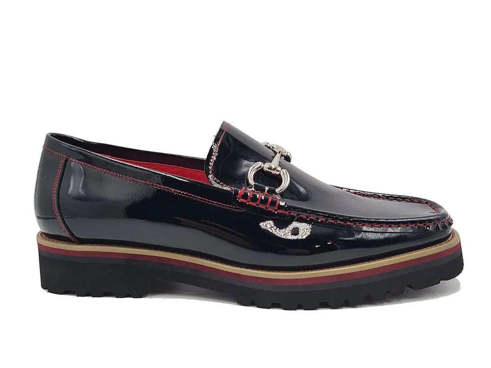 Horse Bit Loafer in Lug Sole