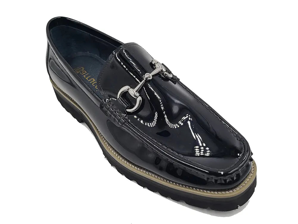 Horse Bit Loafer in Lug Sole