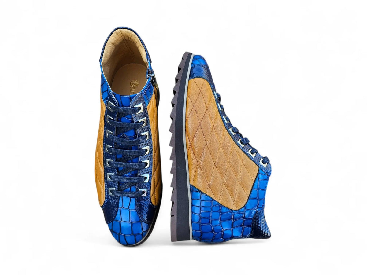 Embossed Alligator High Top
