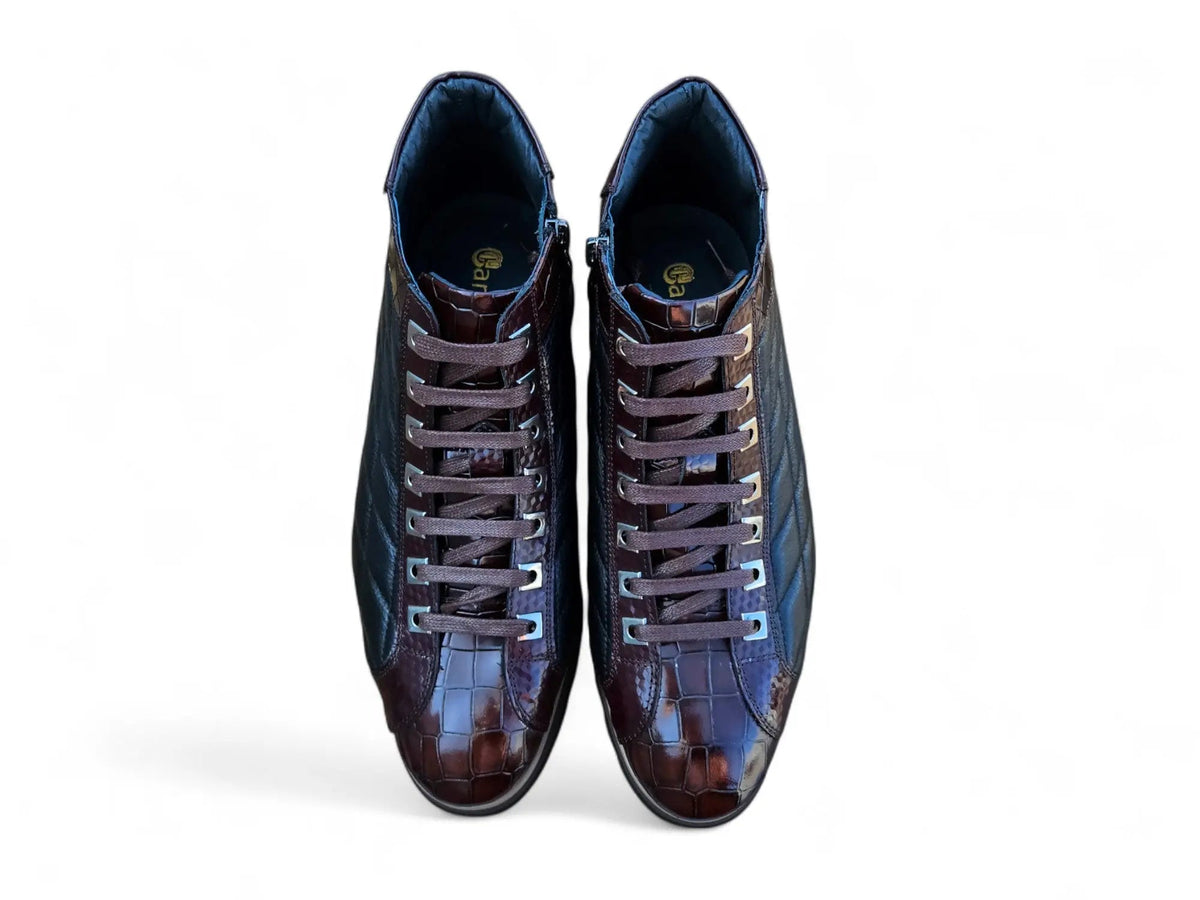 Embossed Alligator High Top