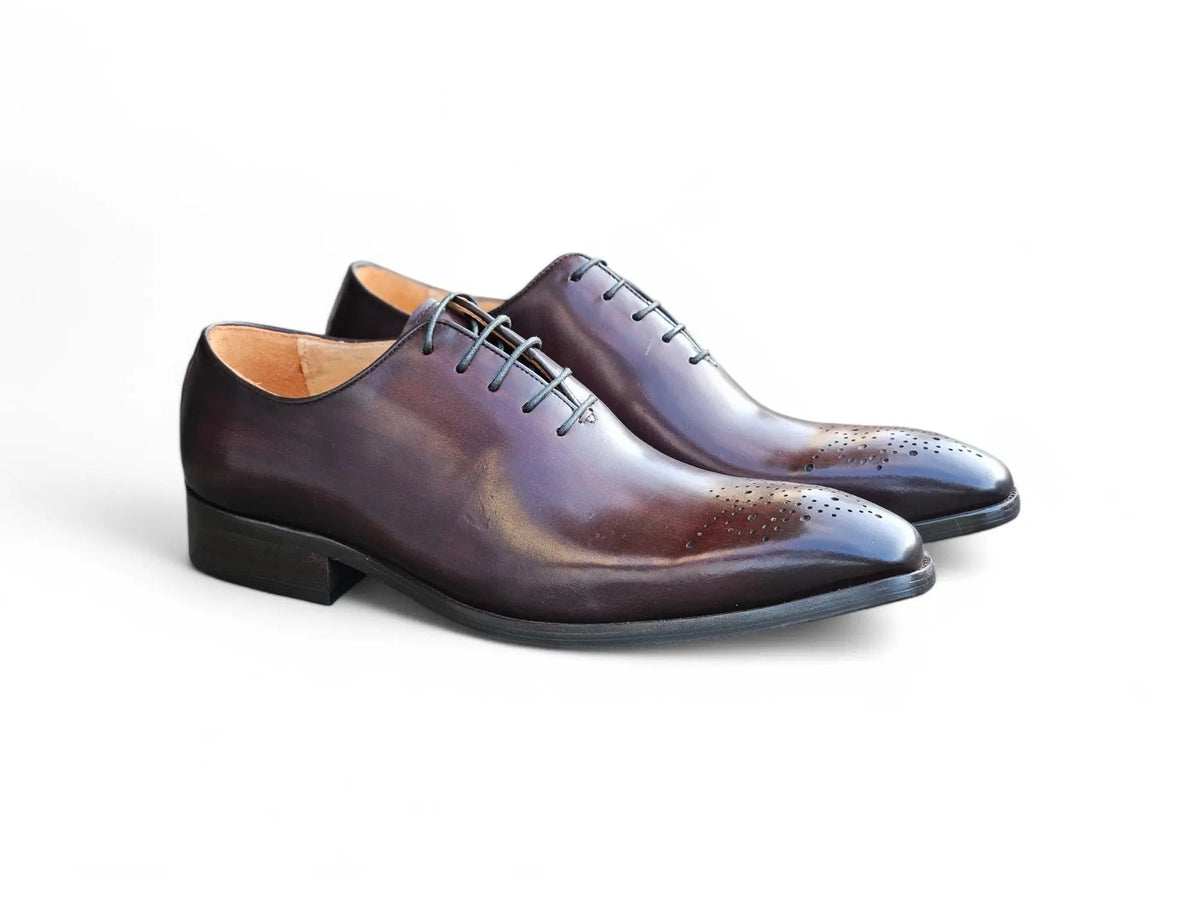Hand Burnished Wholecut Calf Oxford