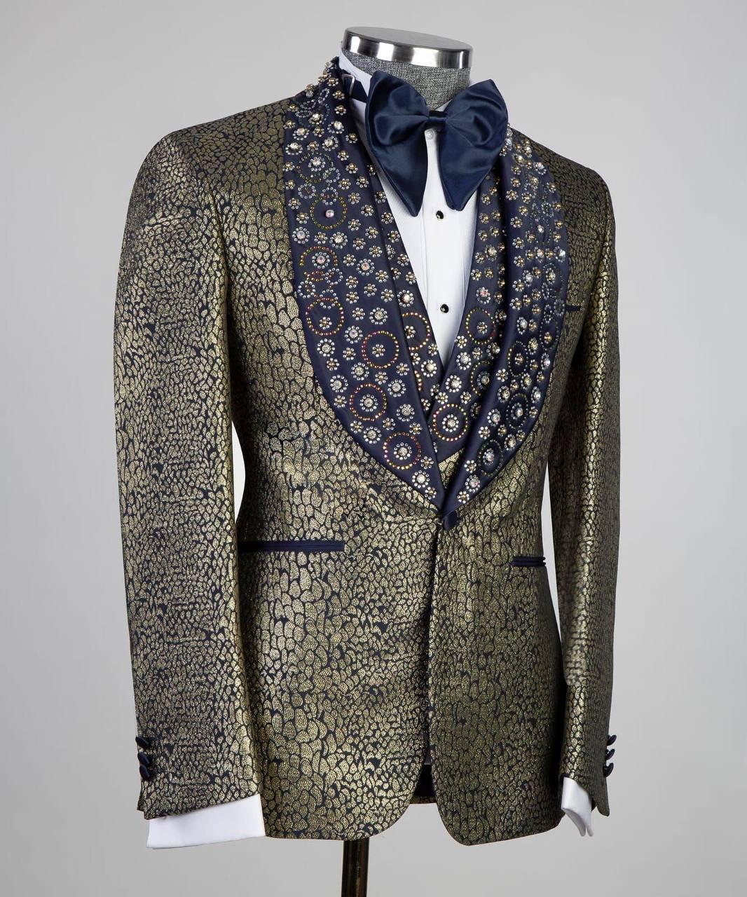 Limited Edition Tuxedo – Green & Blue II – view 3