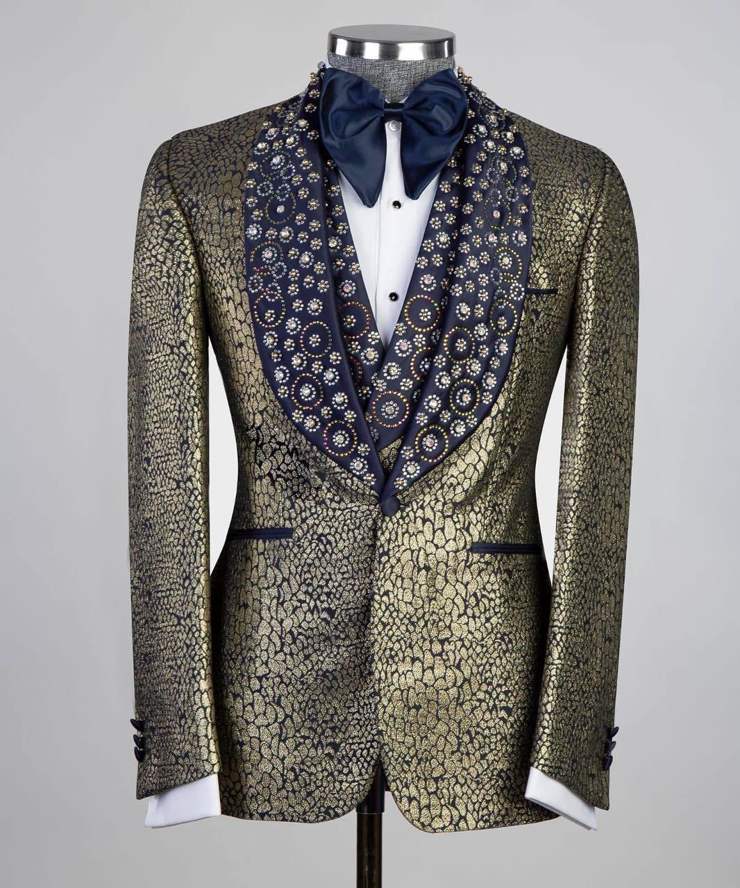Limited Edition Tuxedo – Green & Blue II – view 2