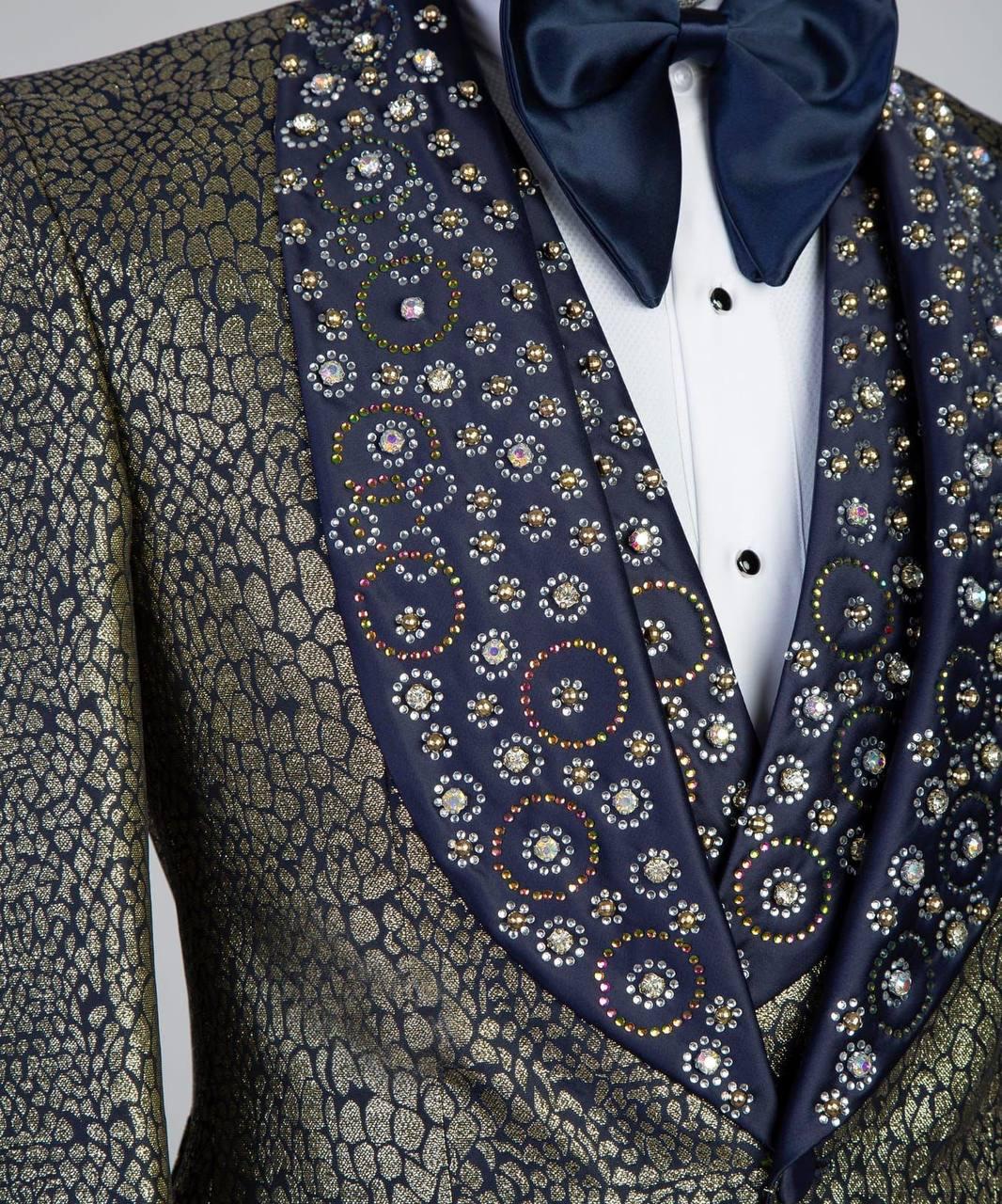 Limited Edition Tuxedo – Green & Blue II – view 4