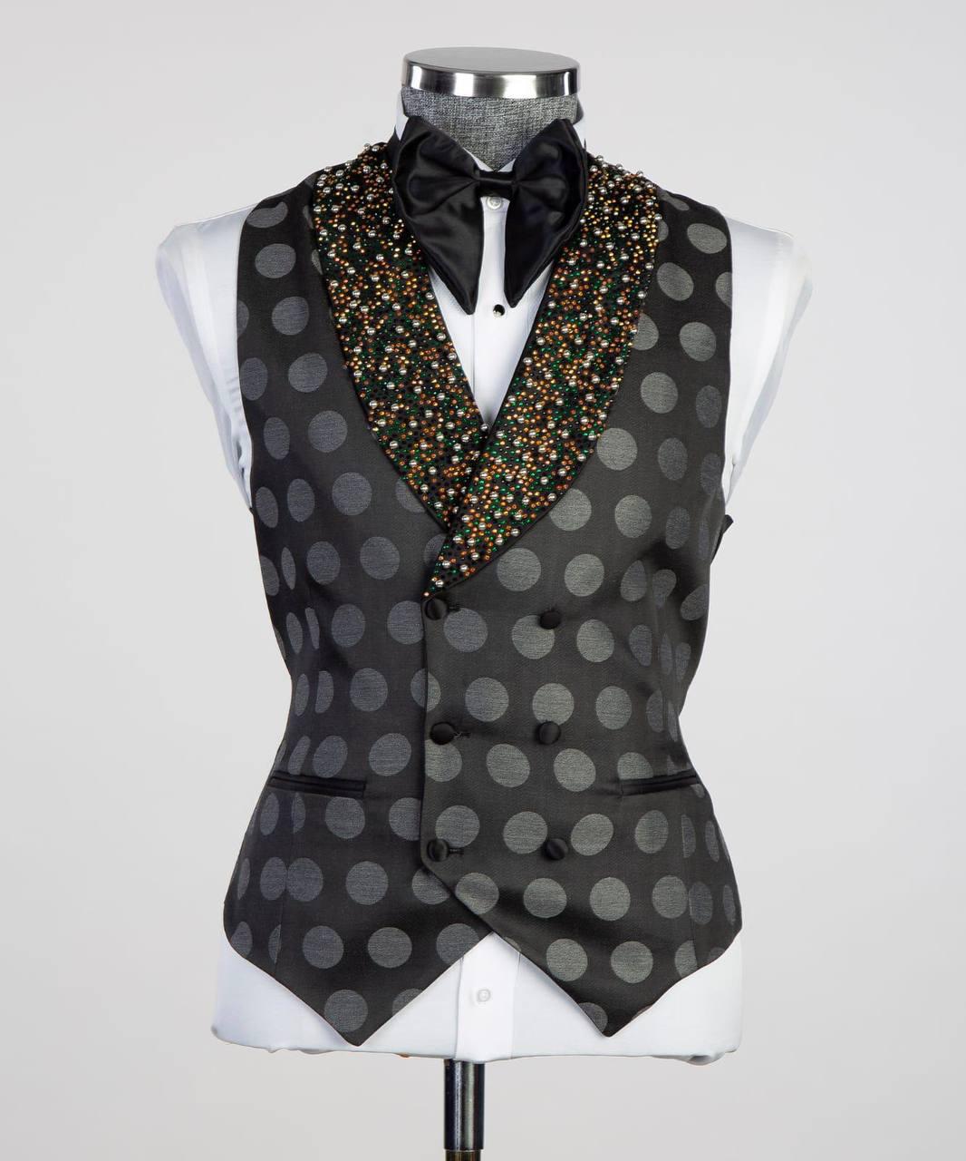 Jewelry Ornament Tuxedo – Gray – view 3