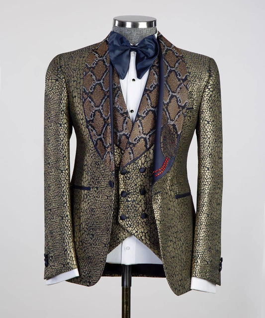 Limited Edition Tuxedo – Green & Blue – view 1