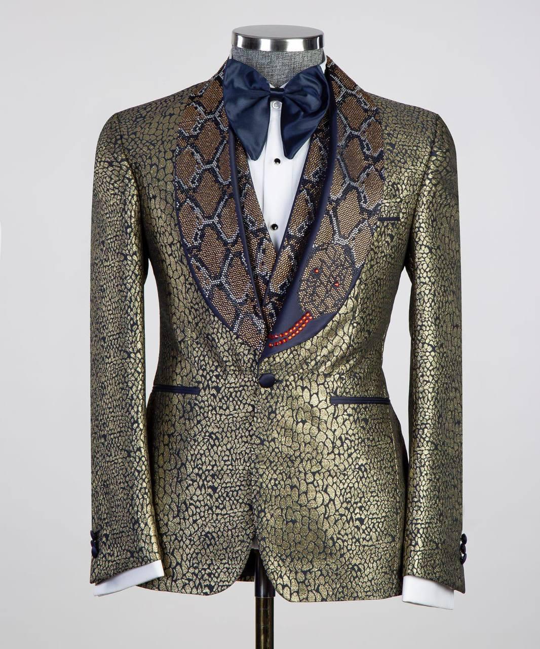 Limited Edition Tuxedo – Green & Blue – view 2