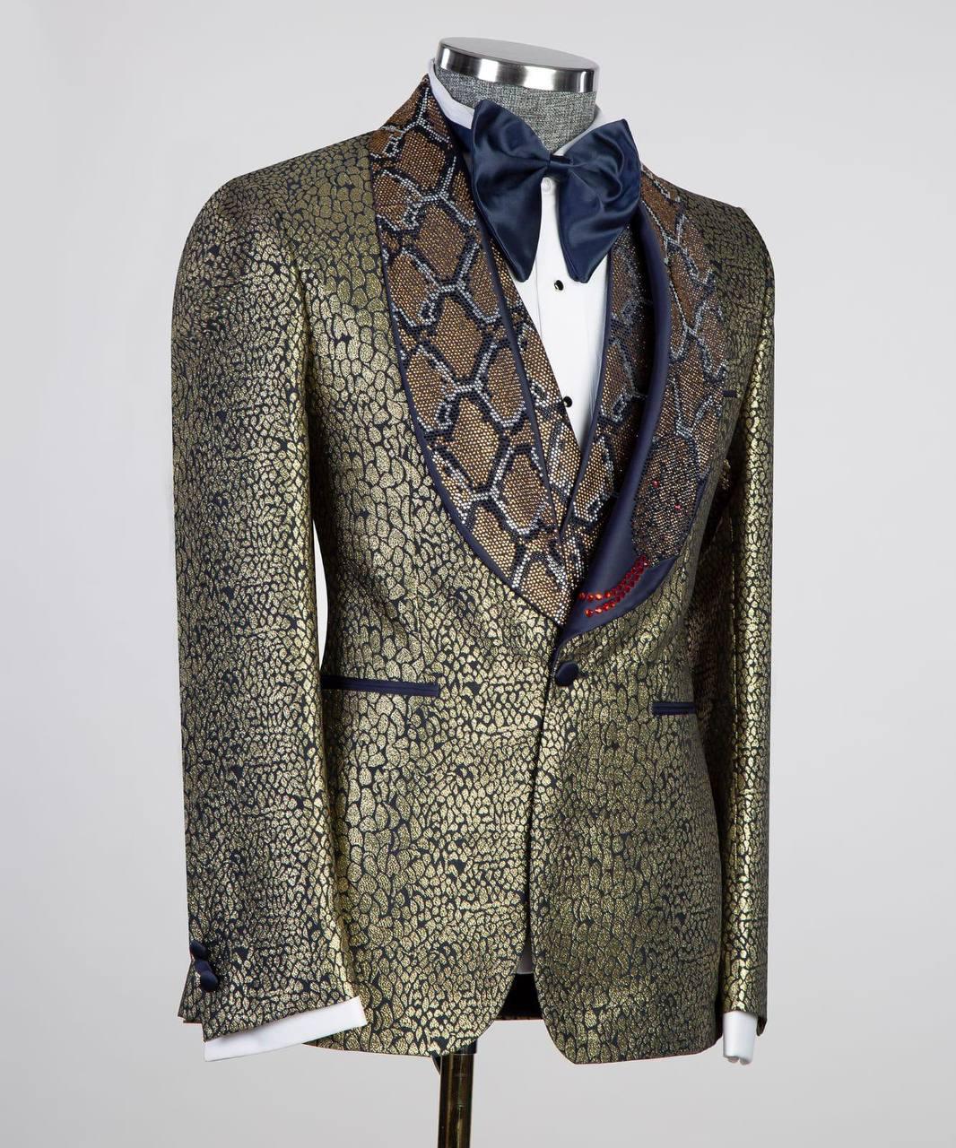 Limited Edition Tuxedo – Green & Blue – view 3