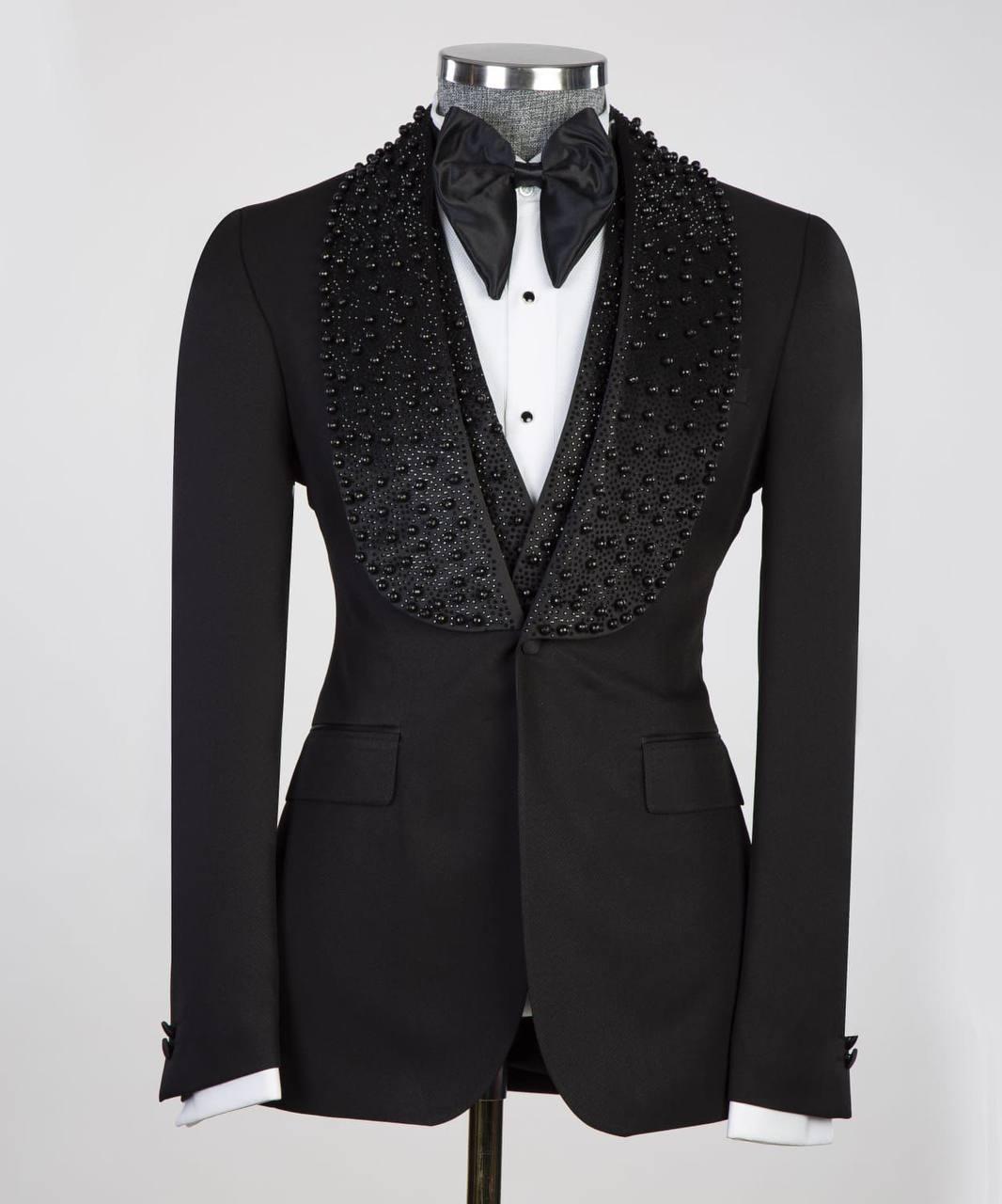 Jewelry Ornament Tuxedo – Black IV – view 2