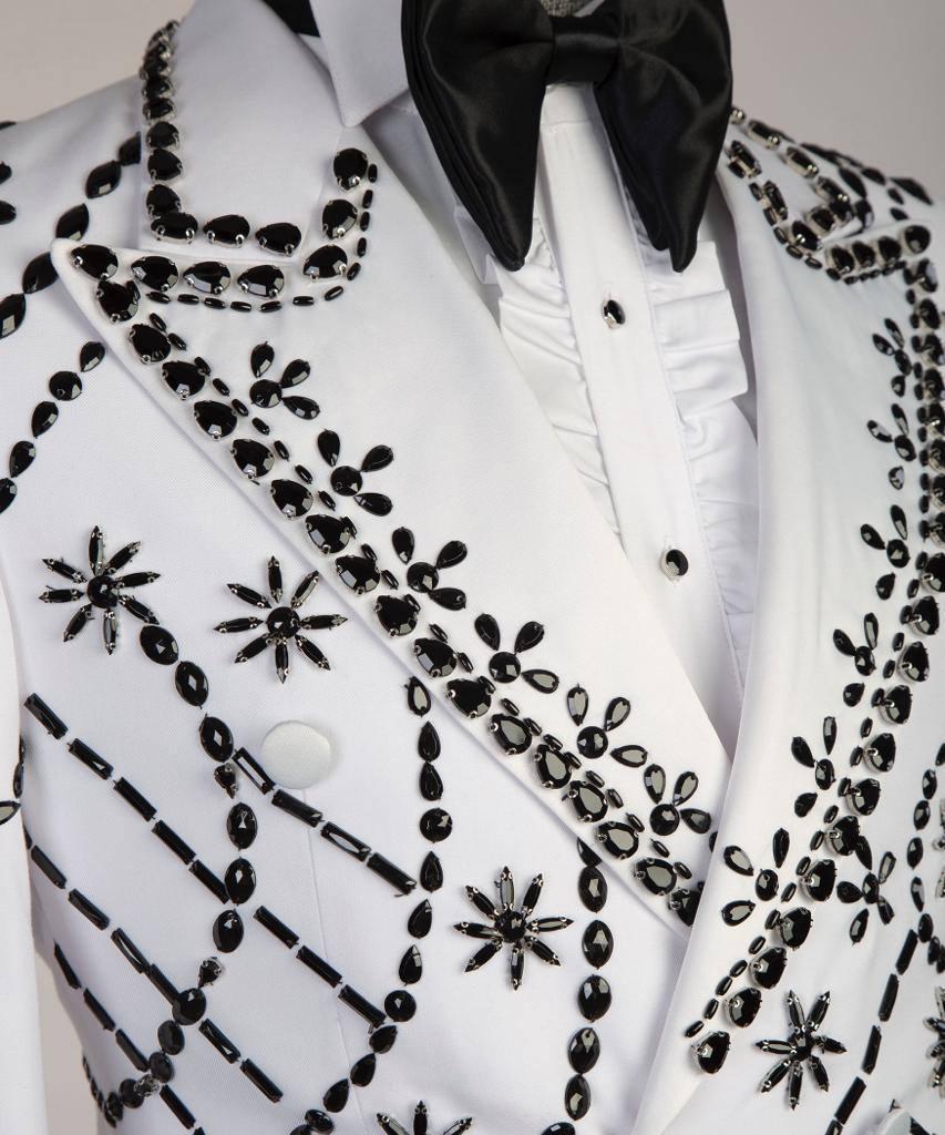 Jewelry Ornament Tuxedo – White & Black – view 5