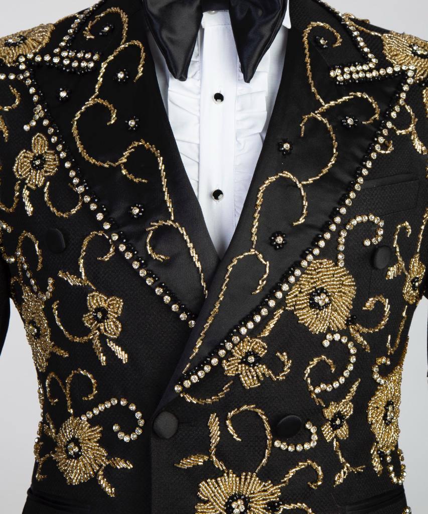 Jewelry Ornament Tuxedo – Black & Gold XIX – view 4