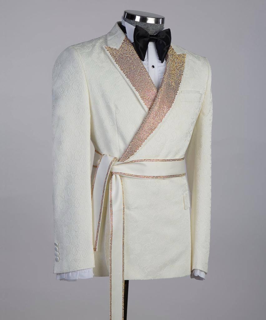 Jewelry Ornament Tuxedo – Cream – view 2