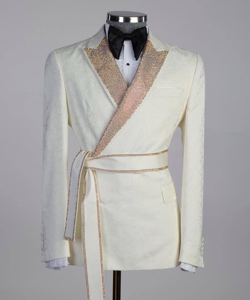 Jewelry Ornament Tuxedo – Cream – view 1