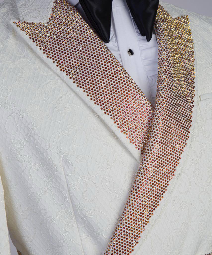 Jewelry Ornament Tuxedo – Cream – view 4